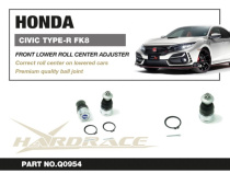 Honda Civic 15- FK8 TYPE-R Främre Nedre Rollcenterjustering (+5MM) - 2Delar/Set Hardrace